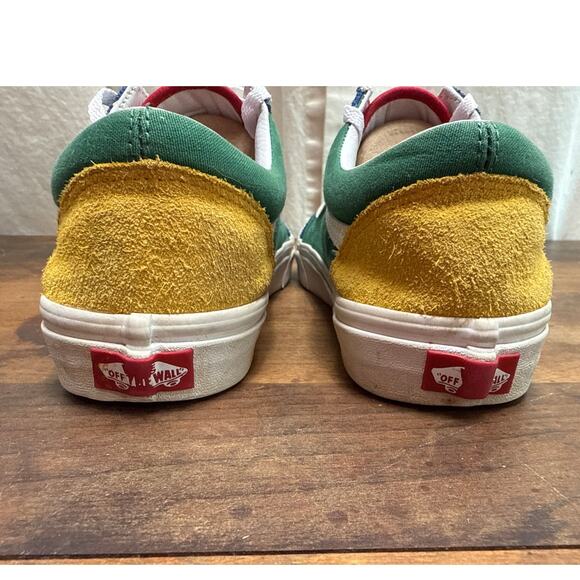 VANS Old Skool Yacht Club Men's Size 7.5 Women's 9 Shoes Colorful Canvas & Suede - Picture 5 of 10